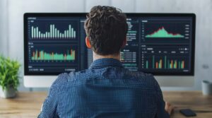 IT professional monitoring data dashboards for cloud-first SASE security.