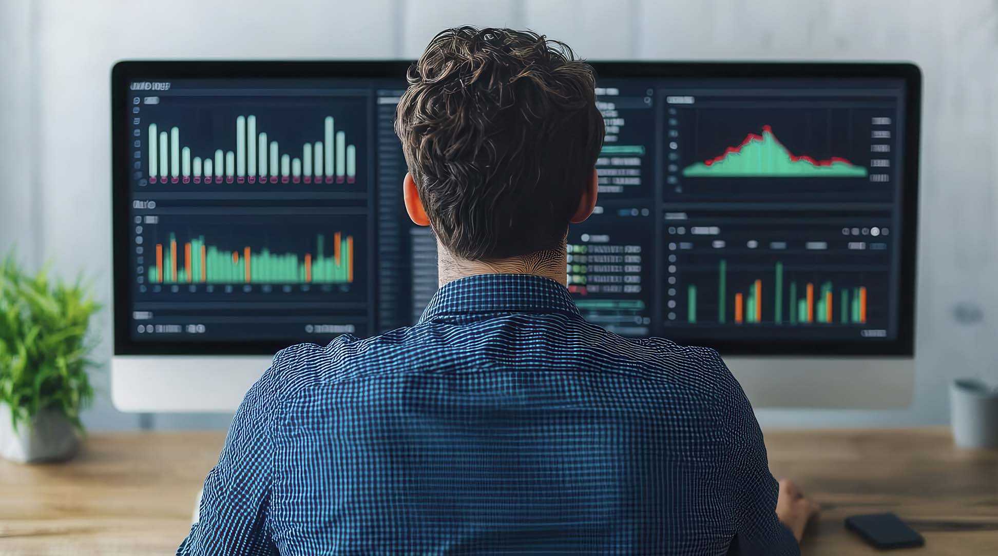 IT professional monitoring data dashboards for cloud-first SASE security.